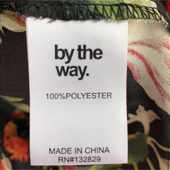 REVOLVE By The Way Brita Floral Satin Cami Romper Dress Black Slip Tie front New - Picture 7 of 13